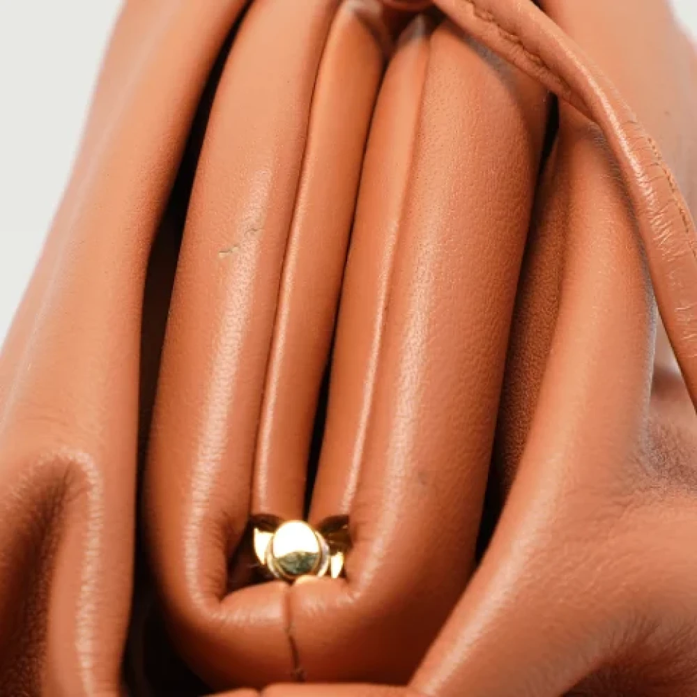 Bottega Veneta Vintage Pre-owned Leather pouches Brown Dames