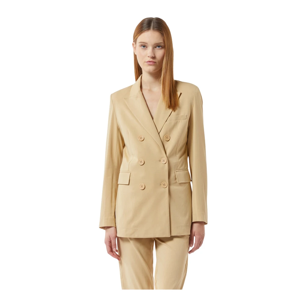 Silvian Heach Damen Beige Jacken, Lgröße: