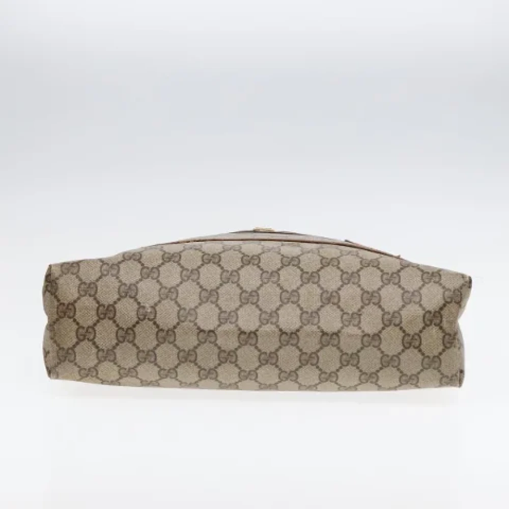 Gucci Vintage Pre-owned Leather totes Beige Dames
