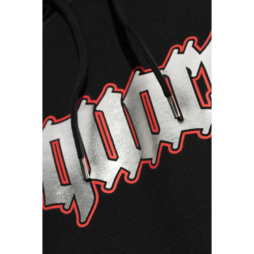 Dsquared2 Sweatshirt met logo Black Heren