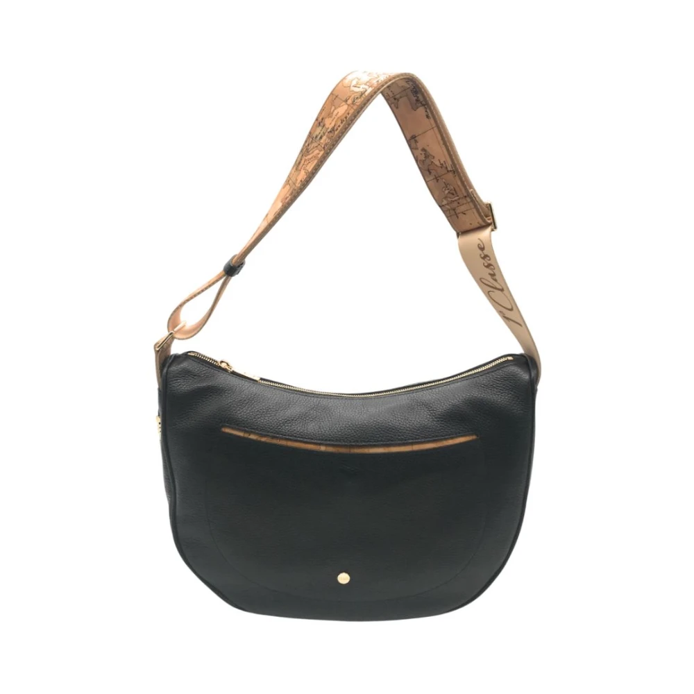 Alviero Martini 1a Classe Klassieke Geo Print Schoudertas Black Dames
