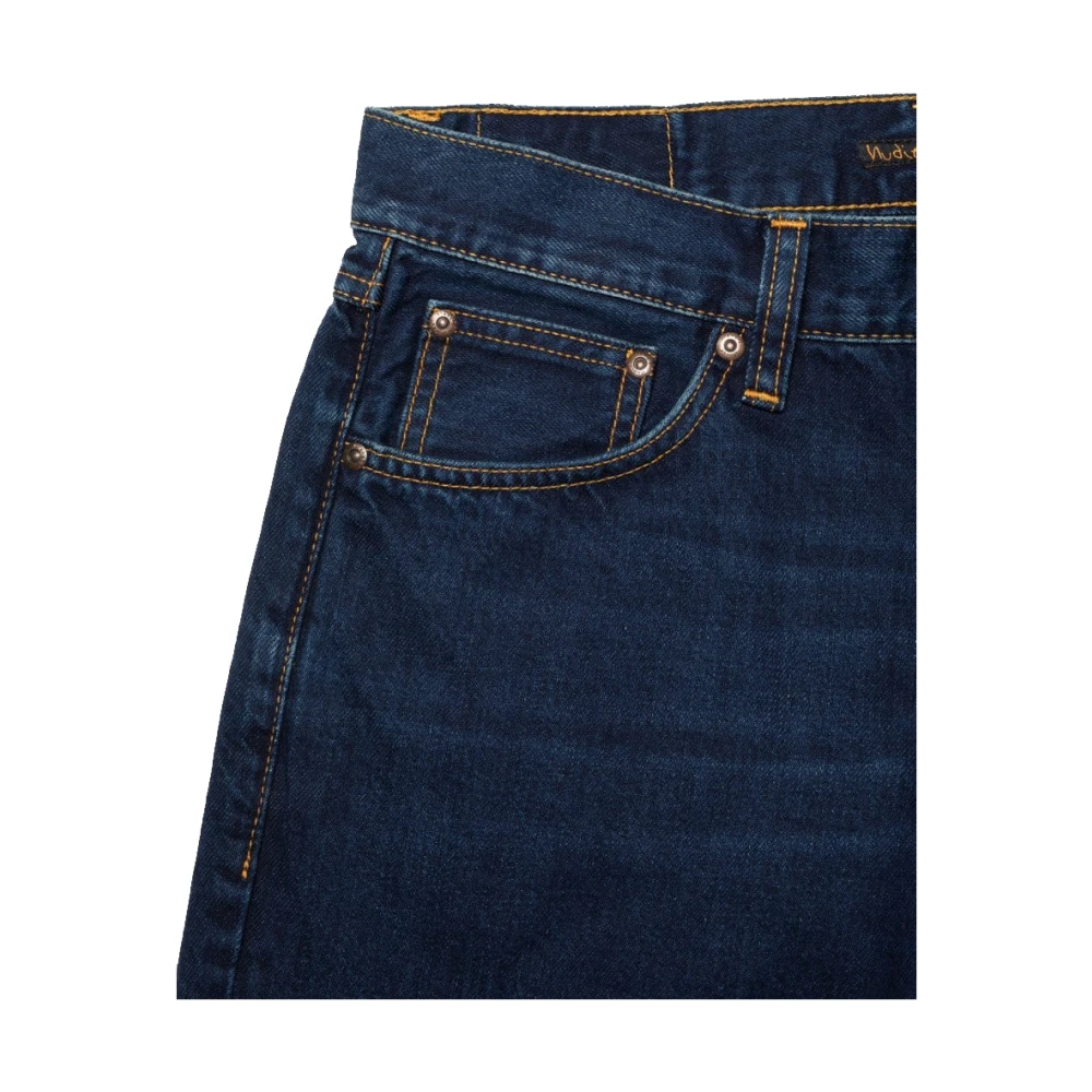 Nudie Jeans Regular Fit Indigo Denim Jeans Blue Heren