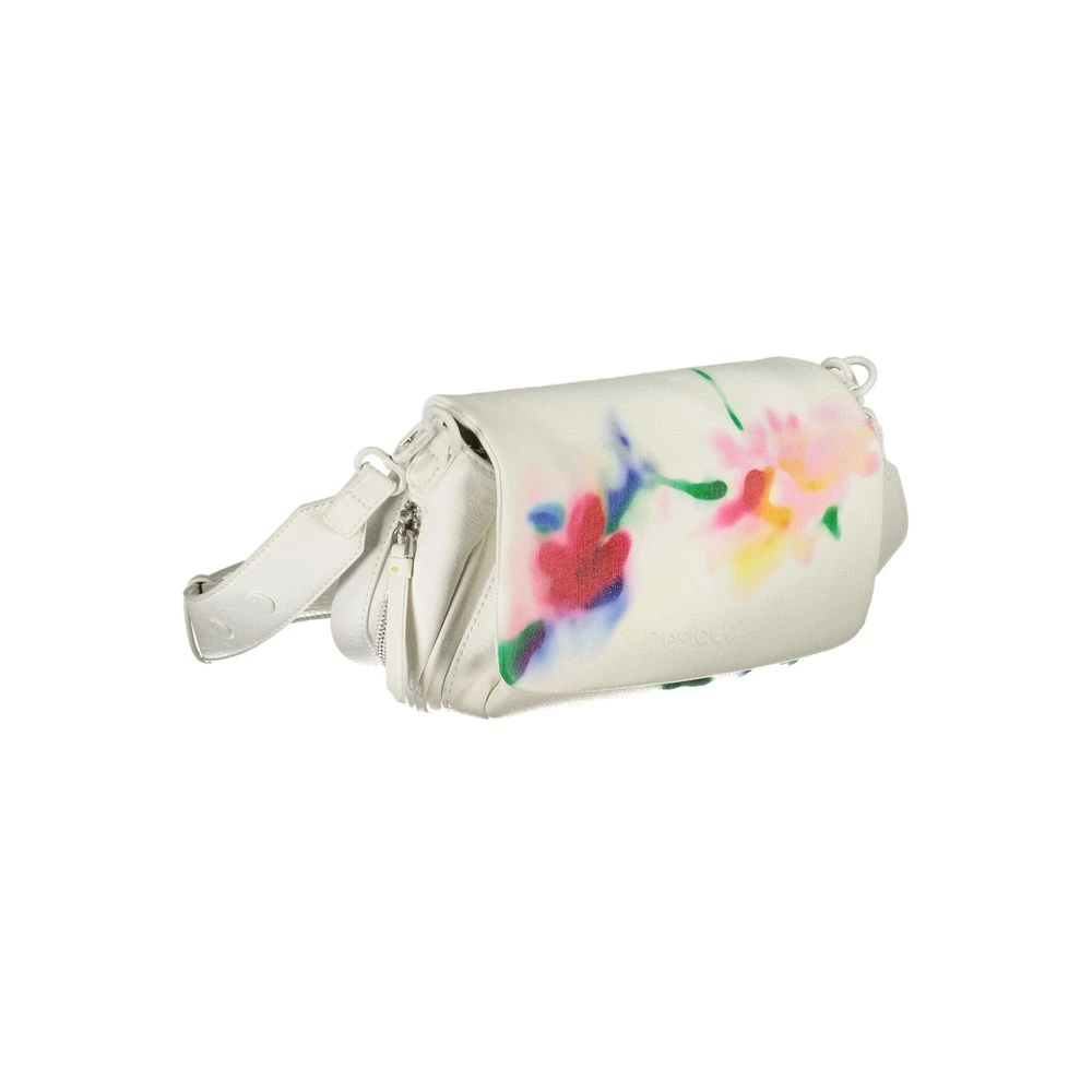 Desigual Verstelbare schoudertas met meerdere compartimenten White Dames
