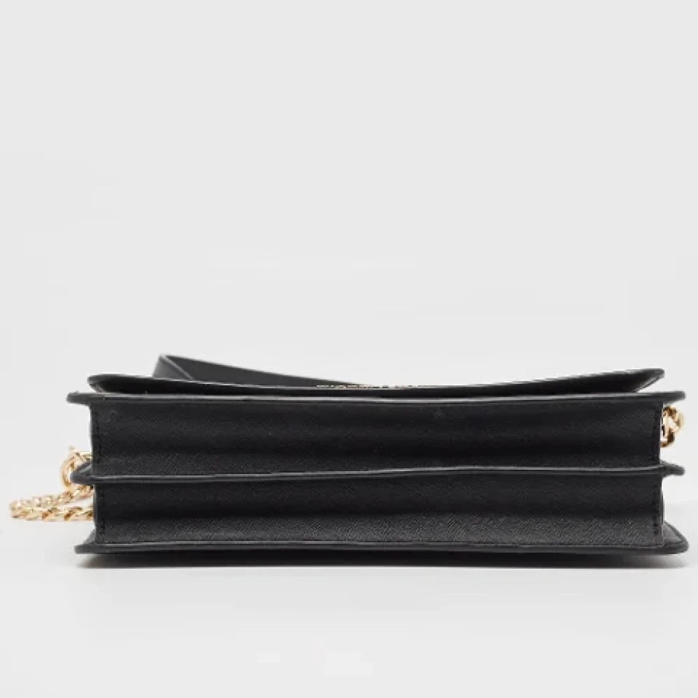 Michael Kors Pre-owned Leather crossbody-bags Black Dames