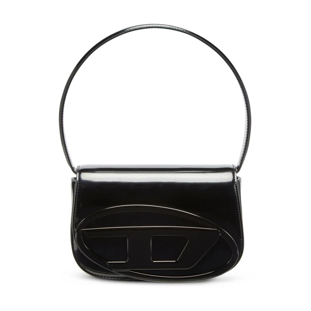 Diesel Zwarte schoudertas voor vrouwen Black Dames