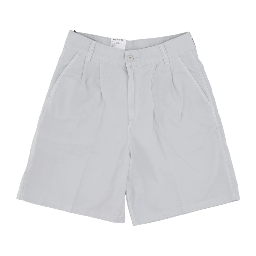 Carhartt Wip Men's Gray Casual Shorts, W28, Silver Gart Dyed Short Trousers