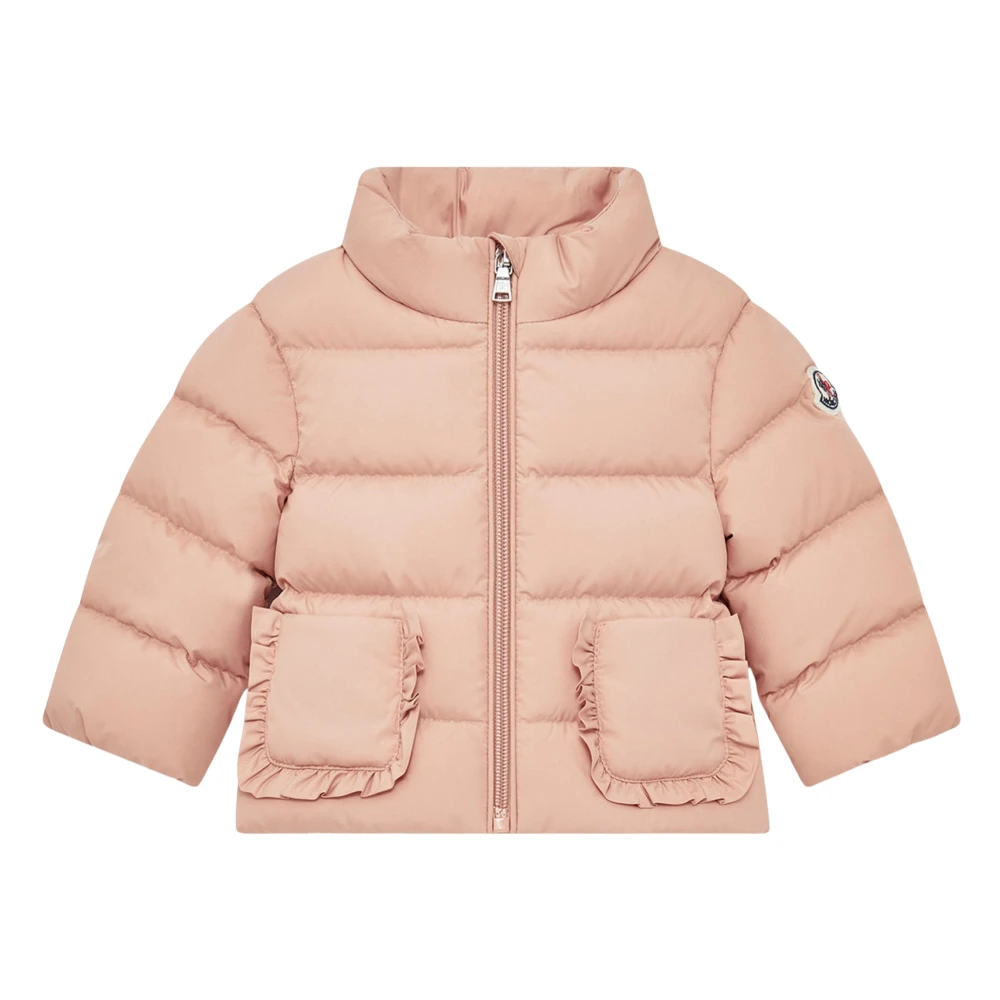 Moncler Girls Pink Winter Jackets, 3 M, Down Padded Puffer Jacket