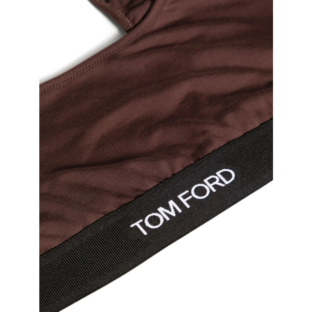 Tom Ford Bralette Lingerie Set Brown Dames