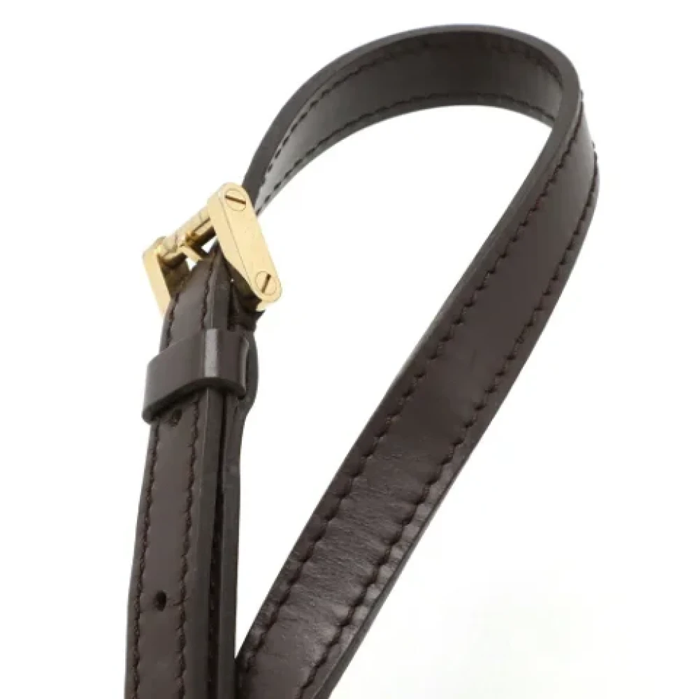 Louis Vuitton Vintage Pre-owned Plastic shoulder-bags Brown Dames
