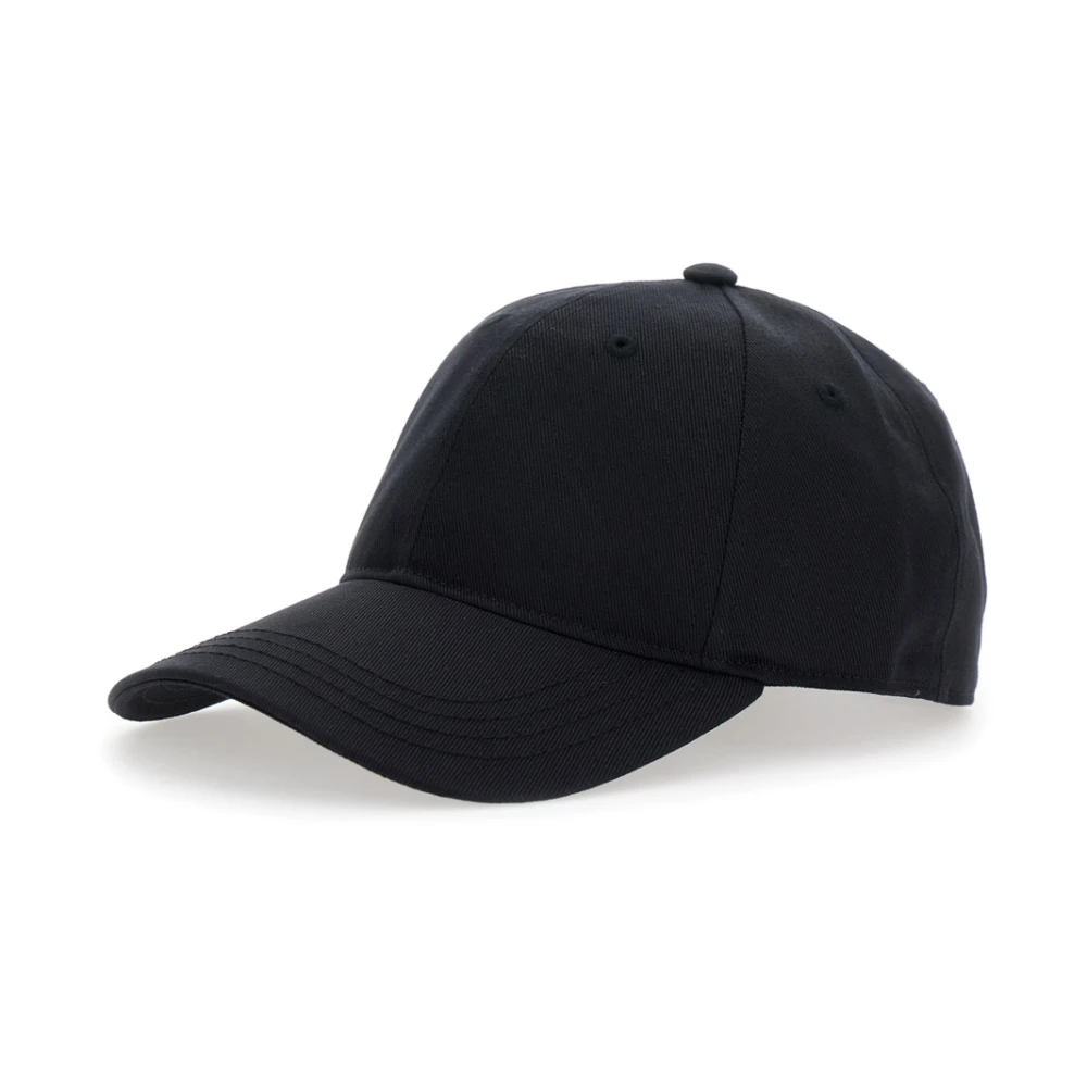 44 Label Group Zwarte baseballpet met logodetail Black Heren
