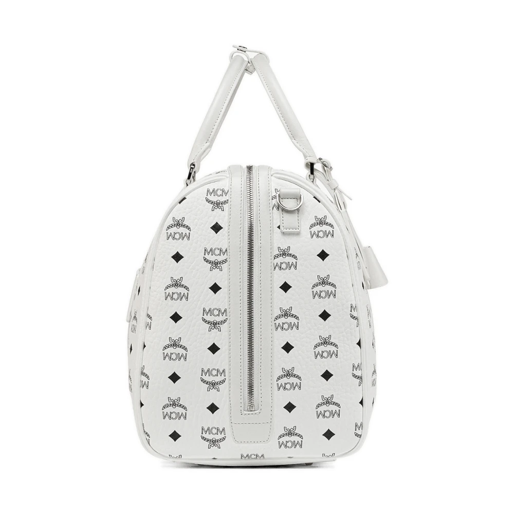 MCM Ottomar Weekender in Visetos White Dames