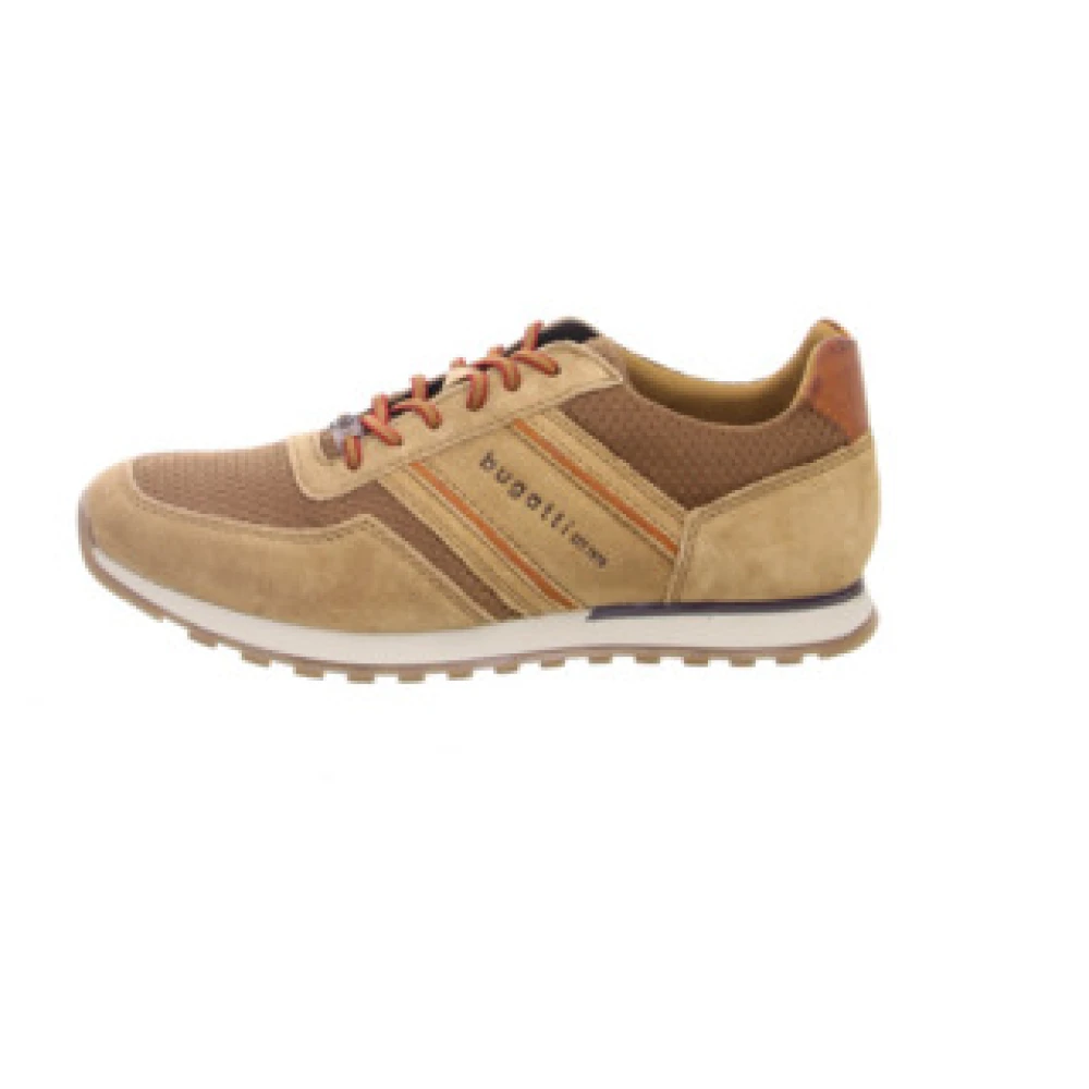 Bugatti Moderne Sneaker voor Heren in effen Bruin