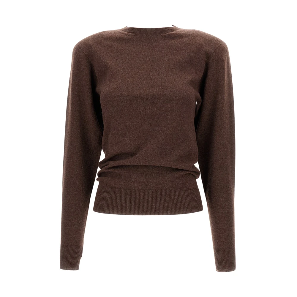 Stella Mccartney Women's Brown Cashmere And Wool Jumper