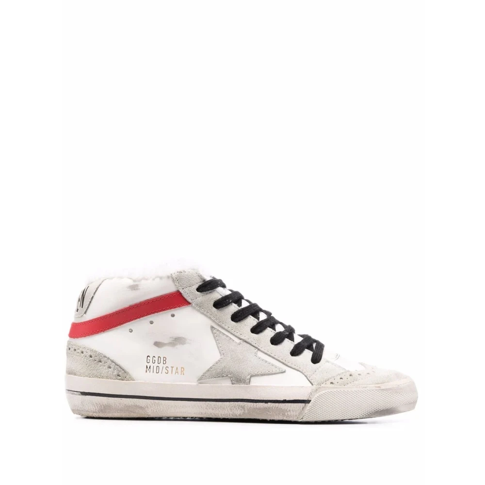 Golden Goose Verontrust leer Mid-Star sneakers Dames Schoenen Veelkleurig Multicolor