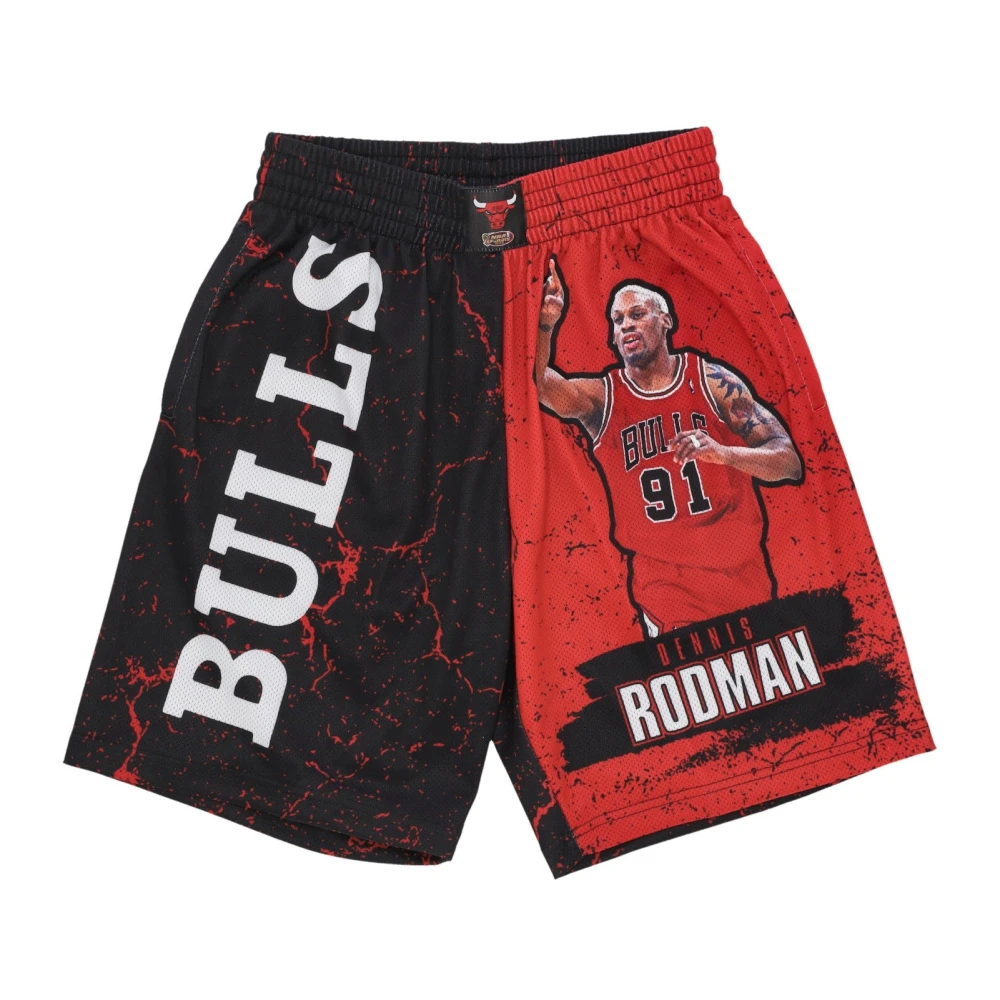 Mitchell & Ness NBA Burst Mesh Basketbalshorts Multicolor Heren
