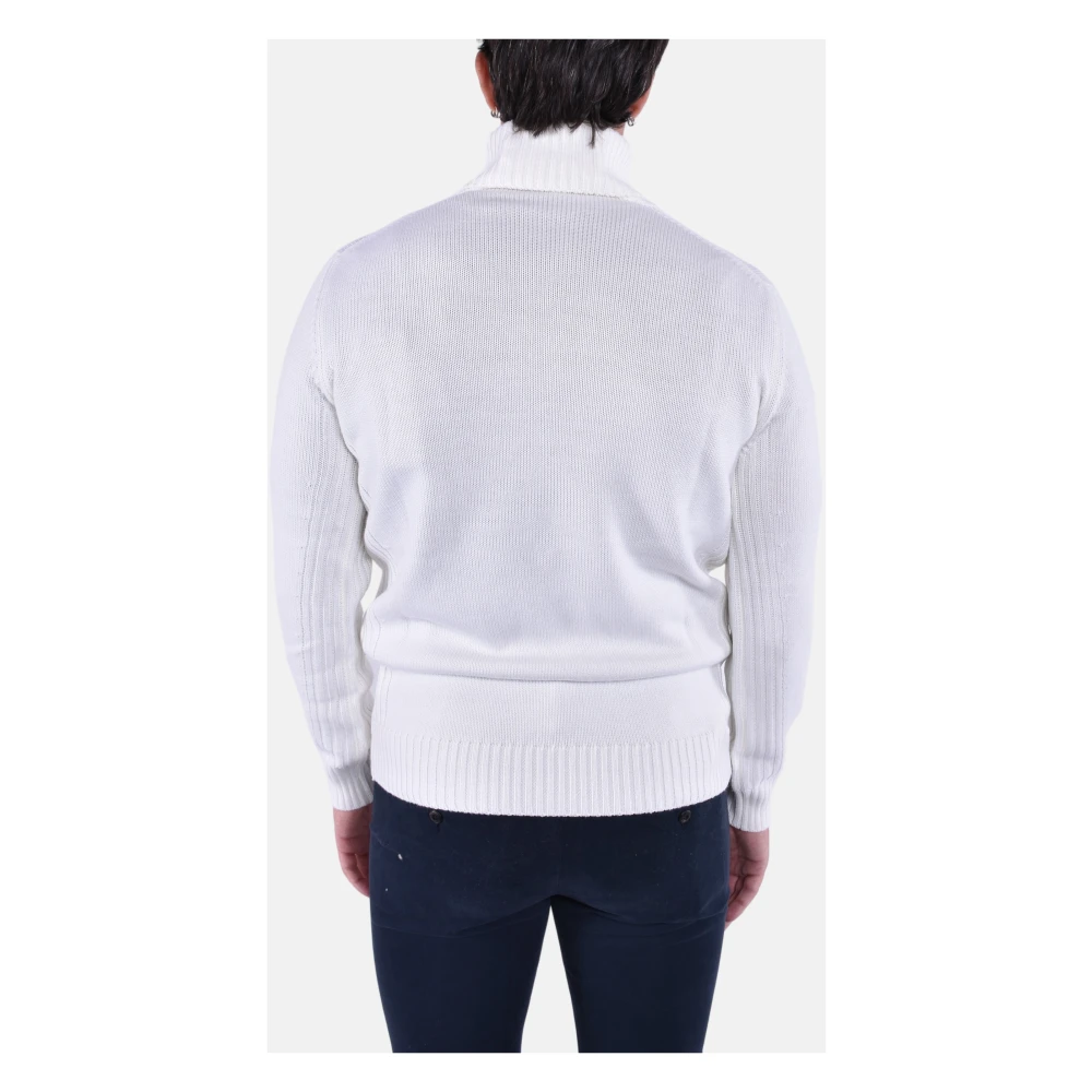 Kangra Wollen Coltrui White Heren