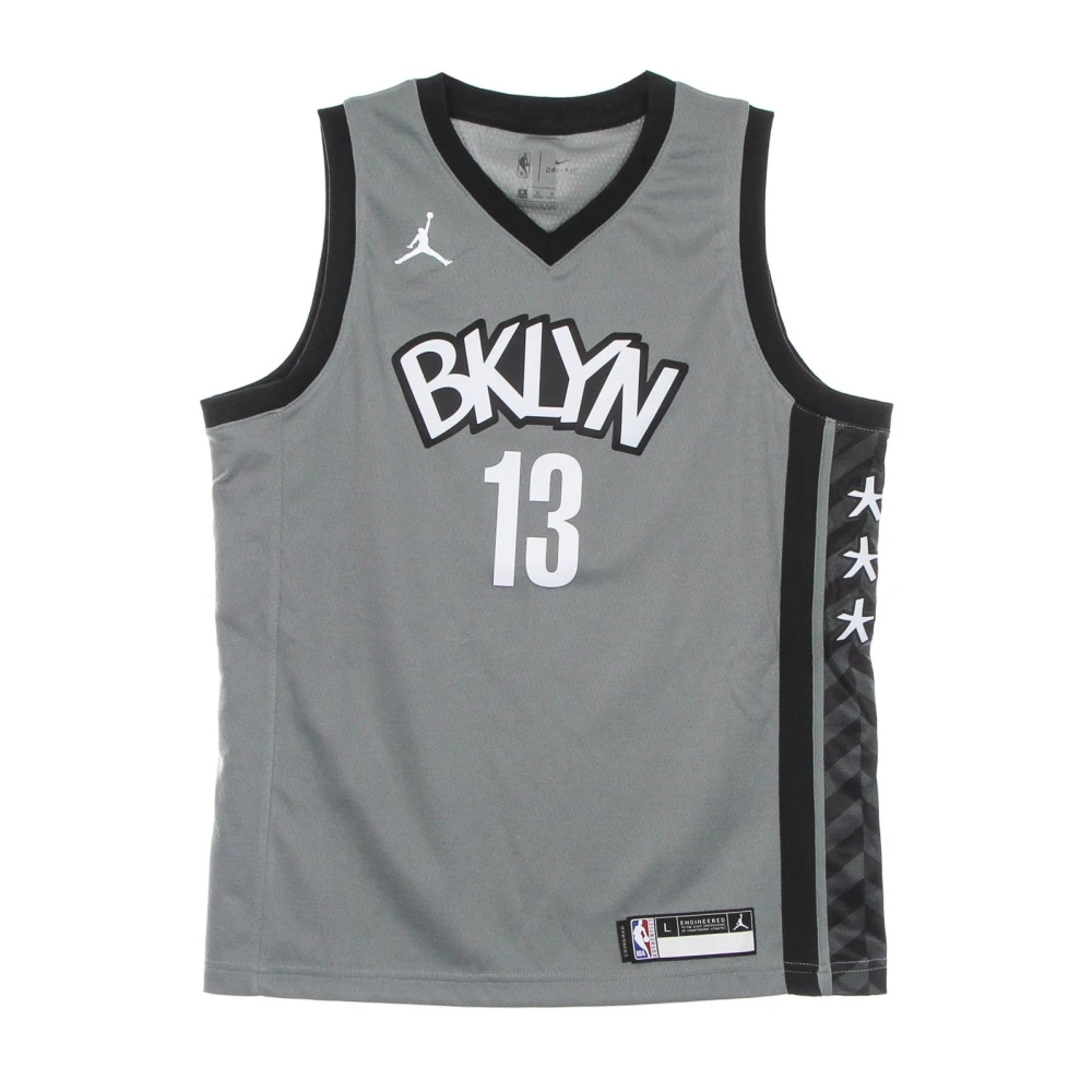 Jordan Brooklyn Nets Basketball Tank Top Gray Heren