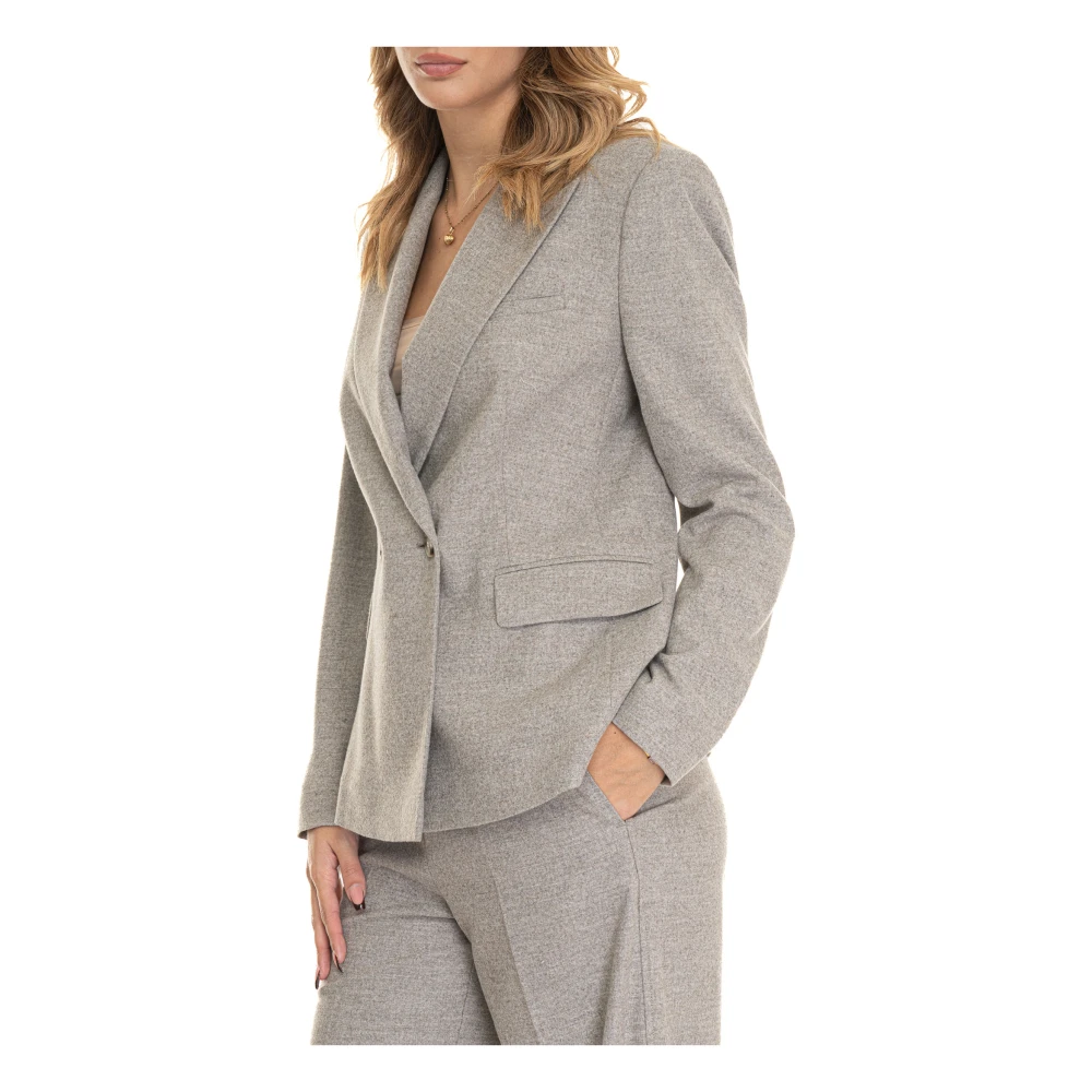 Boss Stijlvolle Klassieke Jas voor Mannen Gray Dames