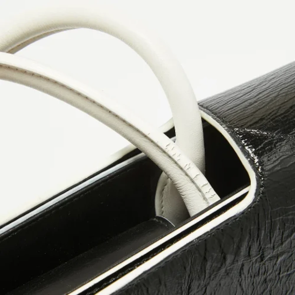 Dior Vintage Pre-owned Leather handbags Black Dames