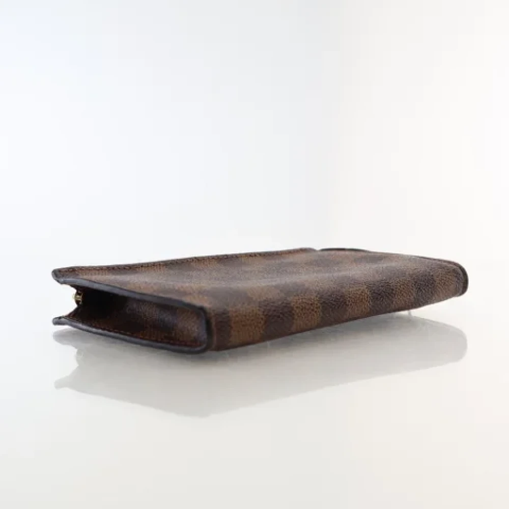 Louis Vuitton Vintage Pre-owned Coated canvas wallets Brown Dames