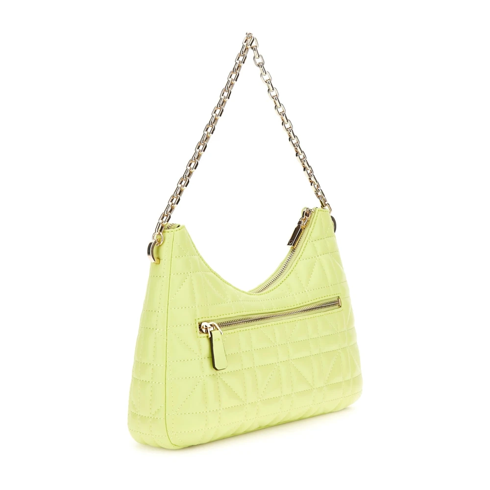Guess Dames Schoudertas Groen Gewatteerde Stijl Green Dames
