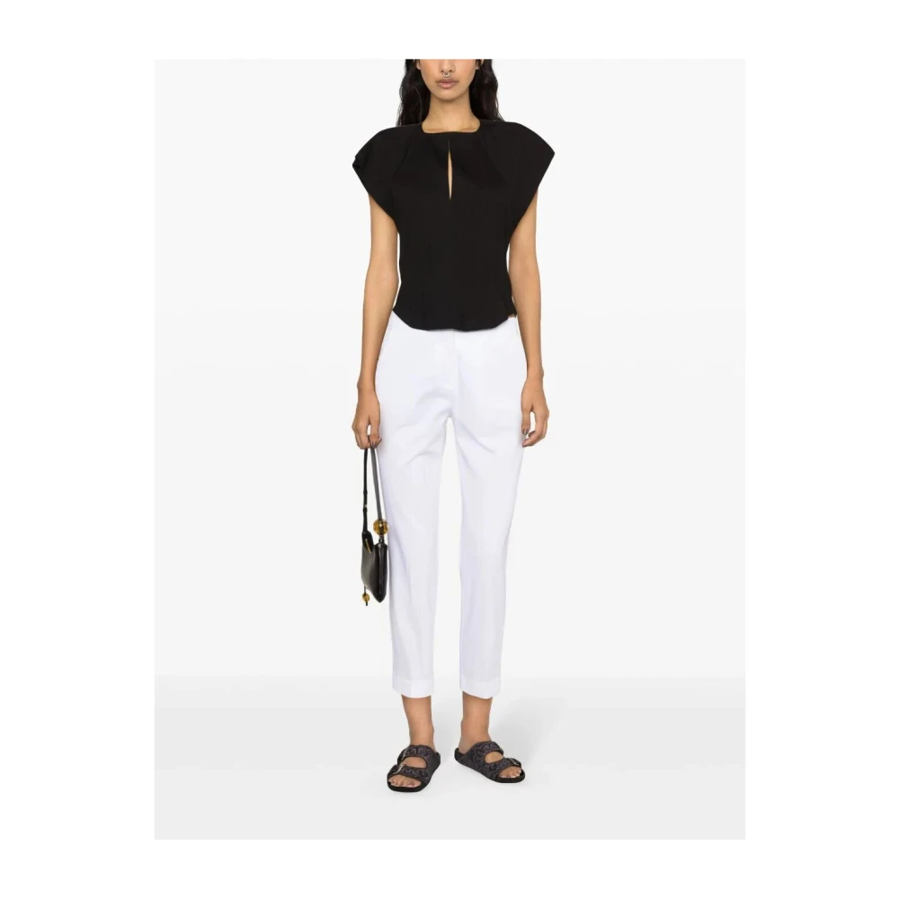 ETRO Slim-fit Trousers White Dames