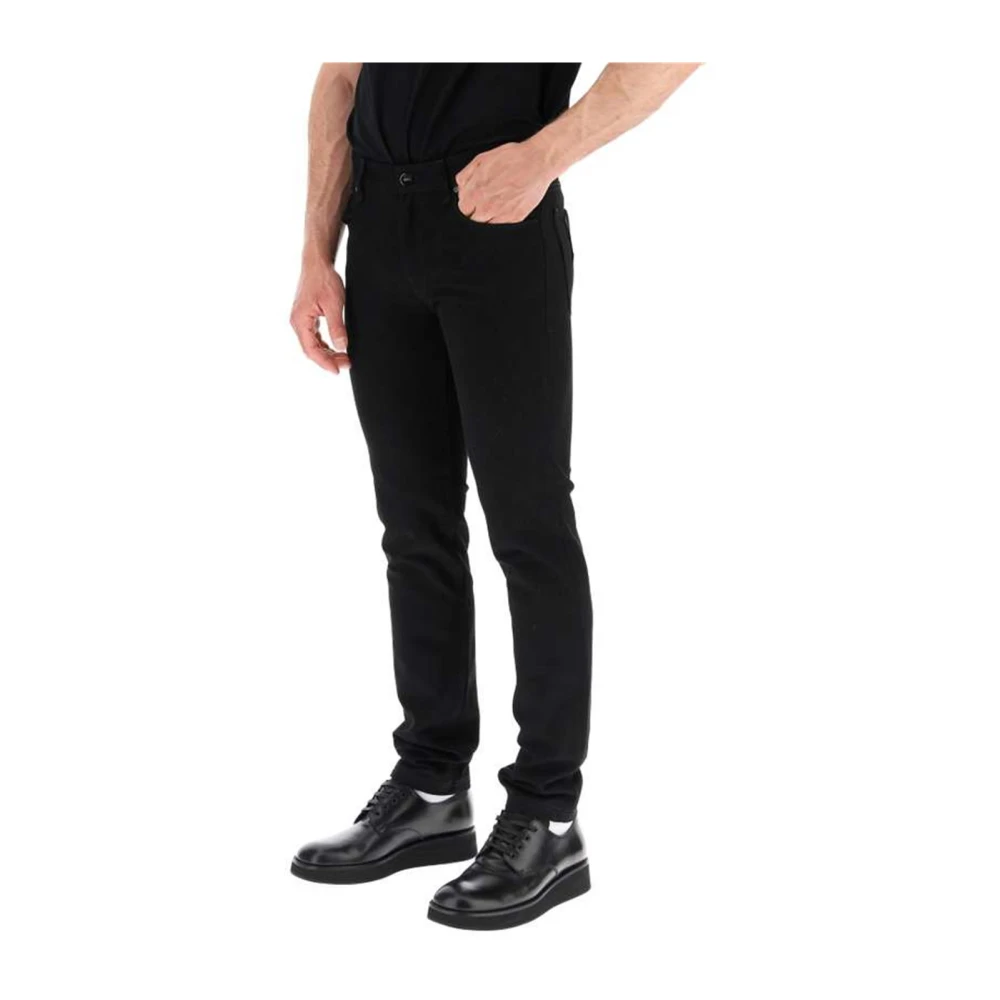 Fendi Slim-Fit Denim Jeans Black Heren