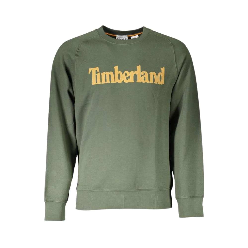 Timberland Klassisk Grön Crewneck Tröja Green, Herr