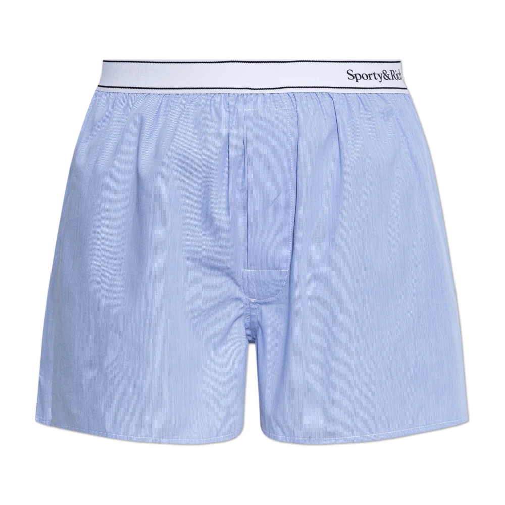 Sporty & Rich Shorts uit de Parijse collectie Blue Dames