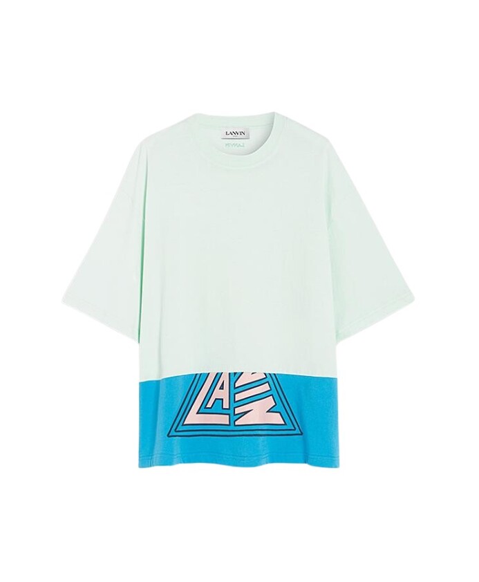 textured-triangle-print-t-shirt