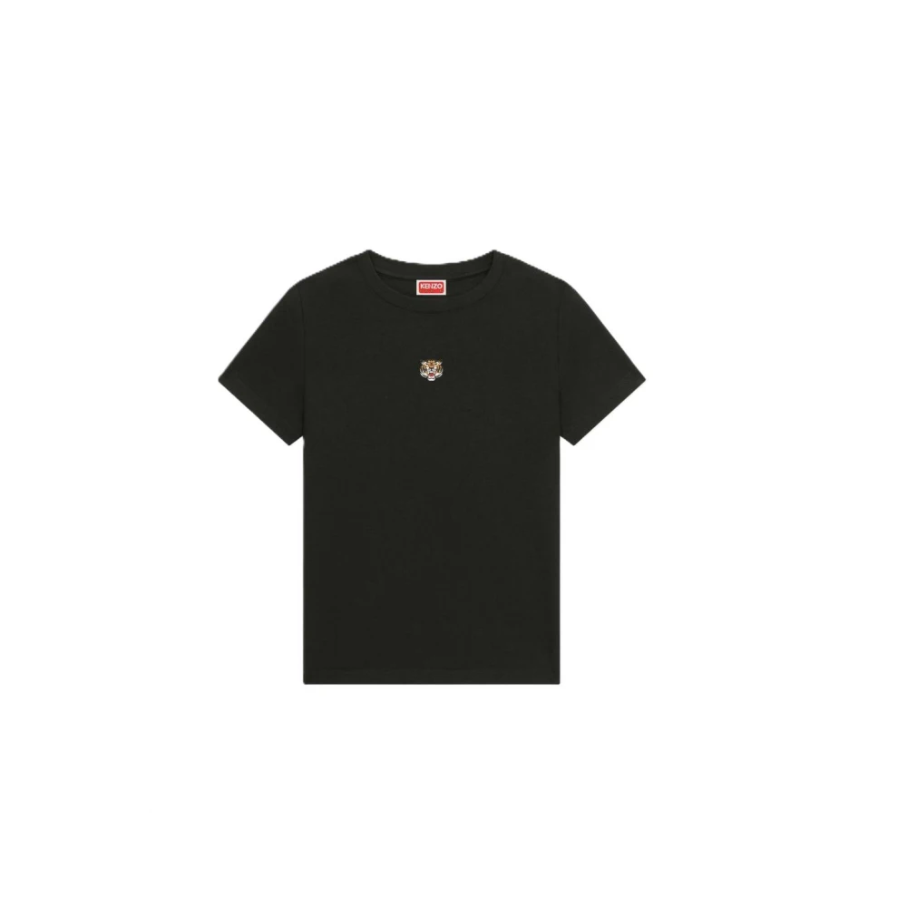 Kenzo Katoenen T-shirt Black Dames