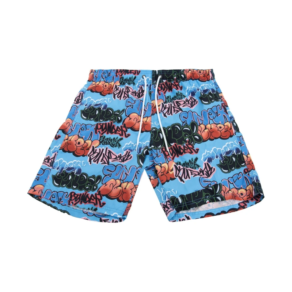 Sundek Heren Zwemshorts met Vetersluiting Multicolor Heren