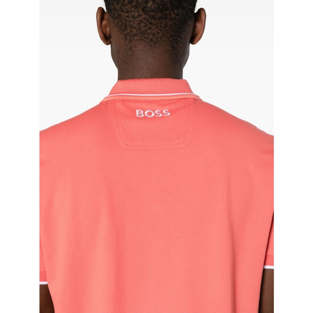 Hugo Boss Klassieke Polo Shirt voor Mannen Orange Heren