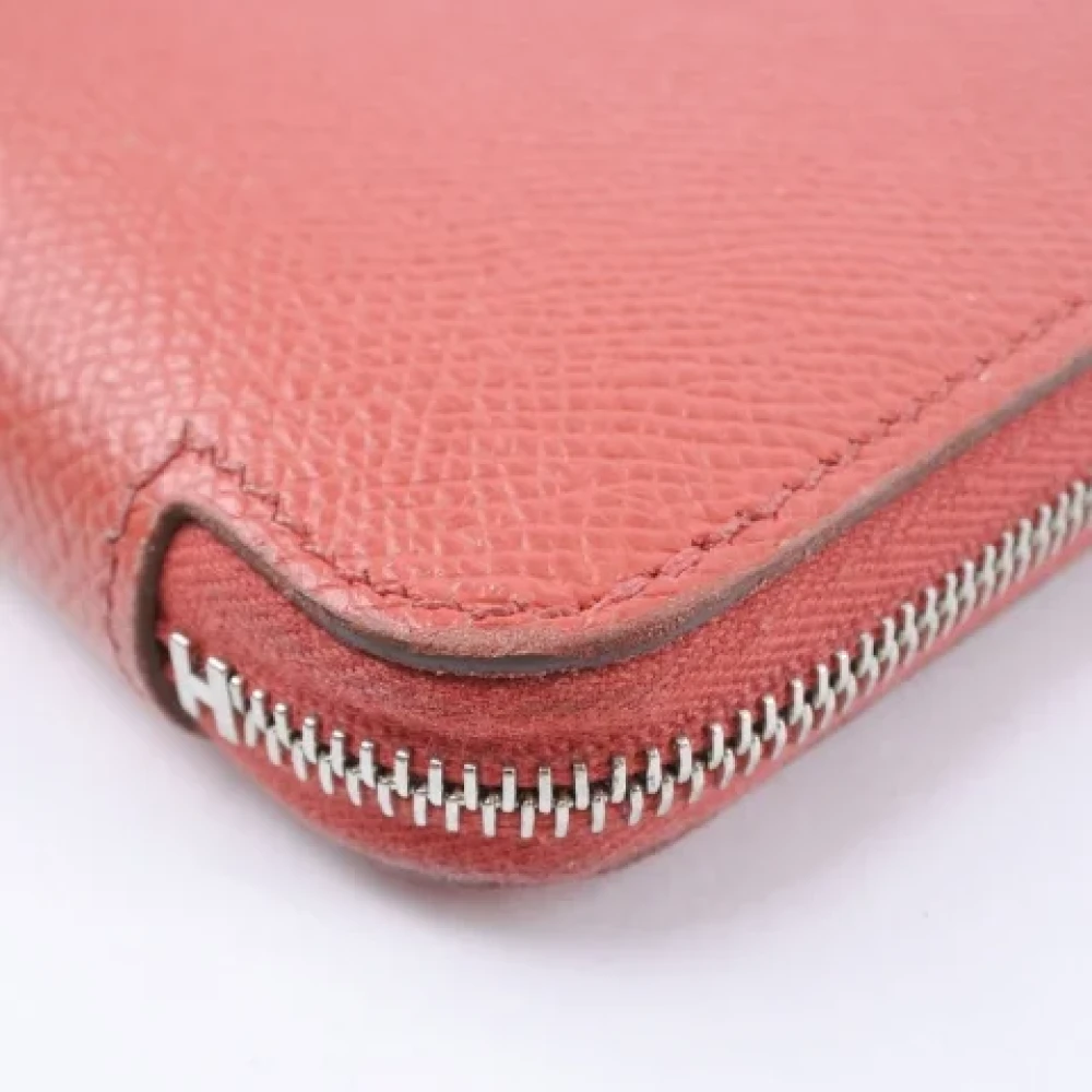 Hermès Vintage Pre-owned Leather wallets Pink Dames