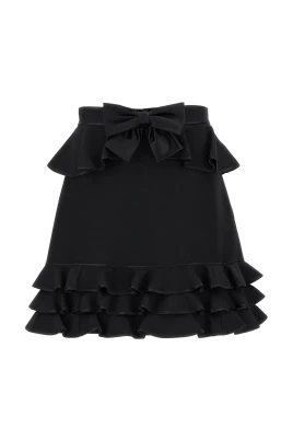 Crepe Couture Solid Skirt