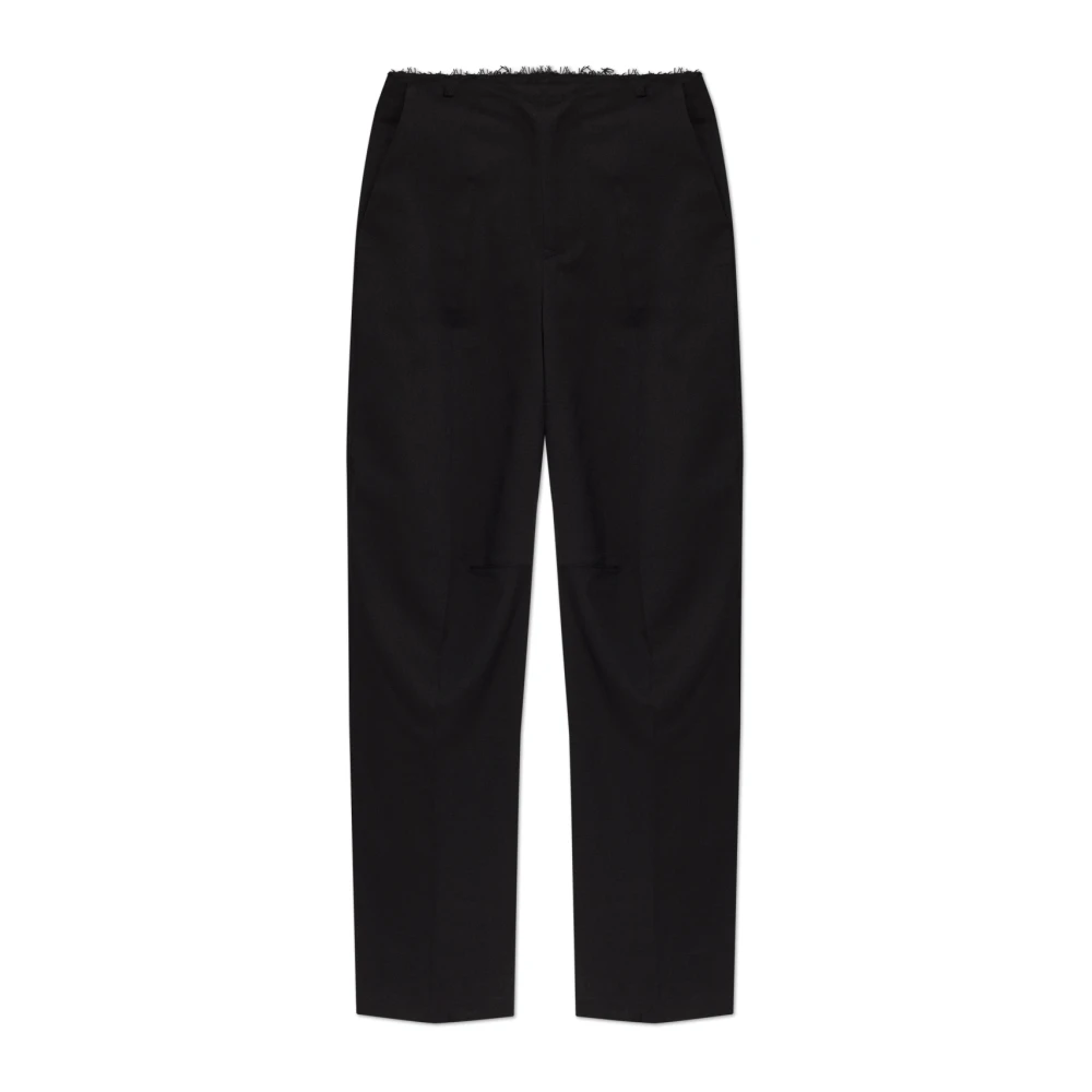 MM6 Maison Margiela Back Stitch Broek Black Dames