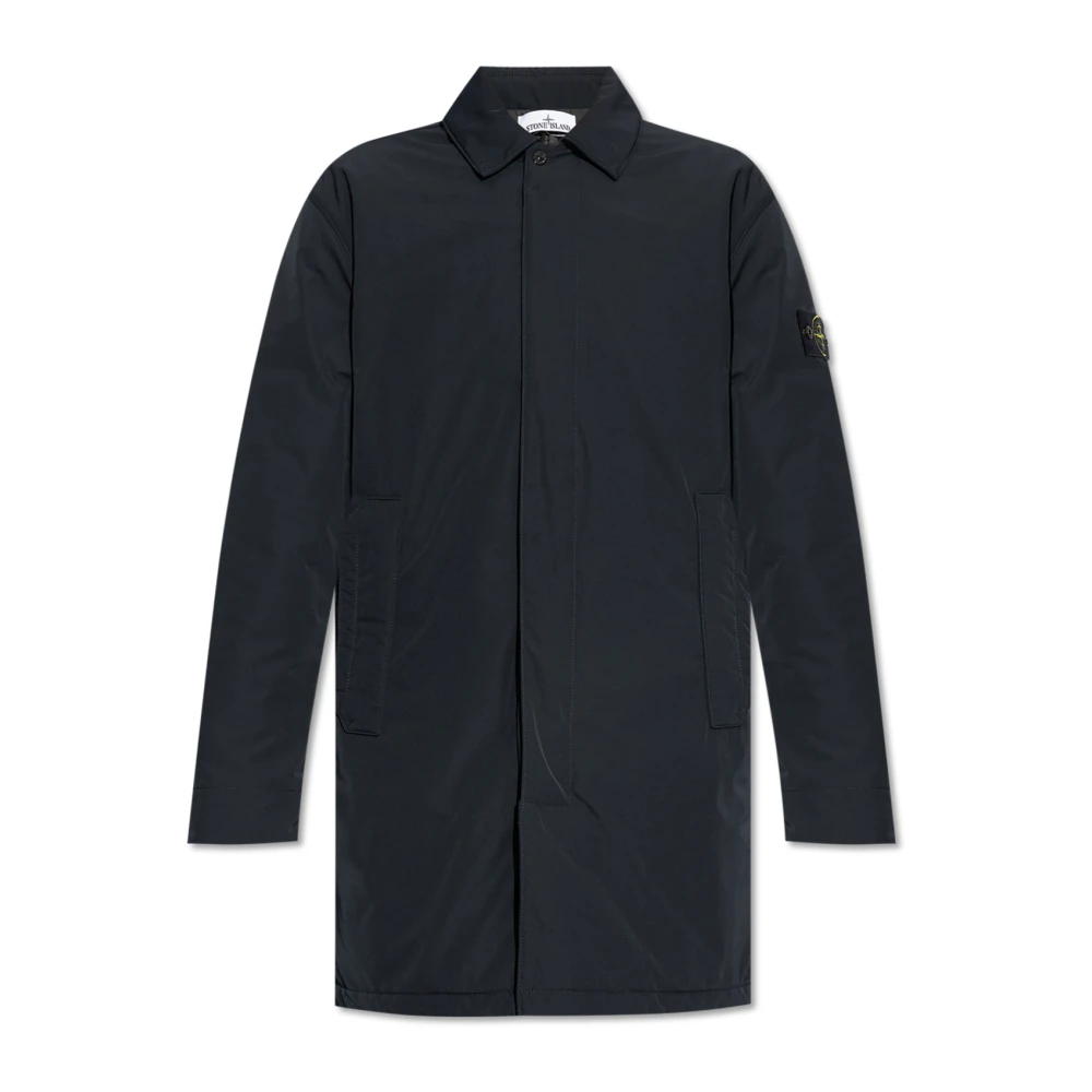 Stone Island Blauwe jas met Primaloft-isolatietechnologie Blue Heren