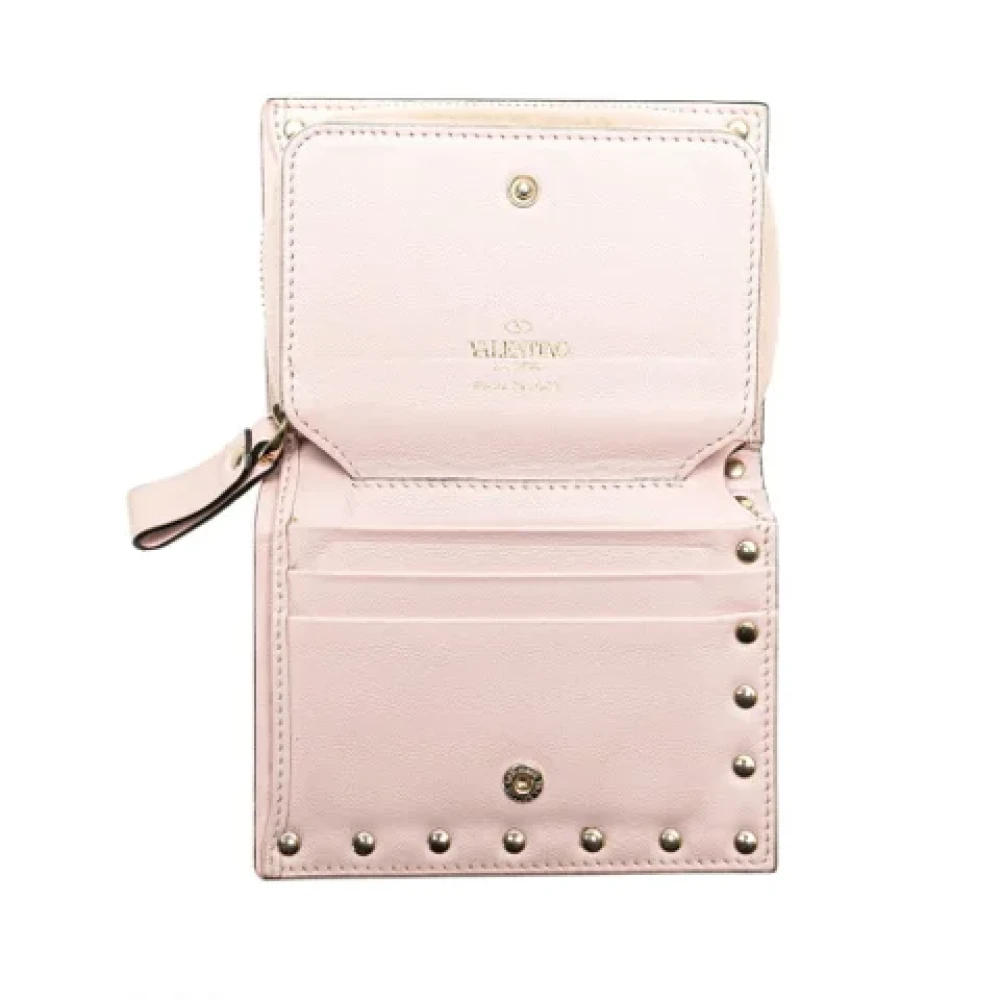 Valentino Vintage Pre-owned Leather wallets Pink Dames