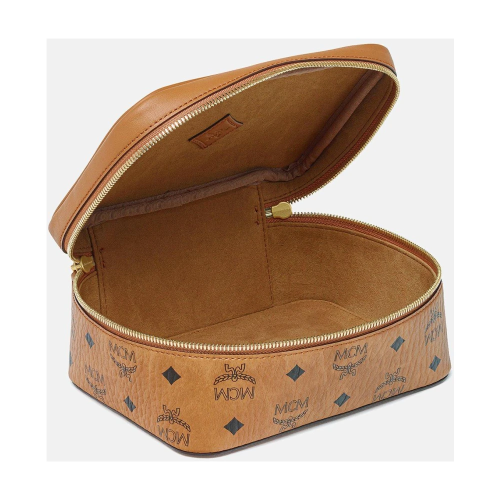 MCM Ottomar Reisetui in Visetos Brown Unisex