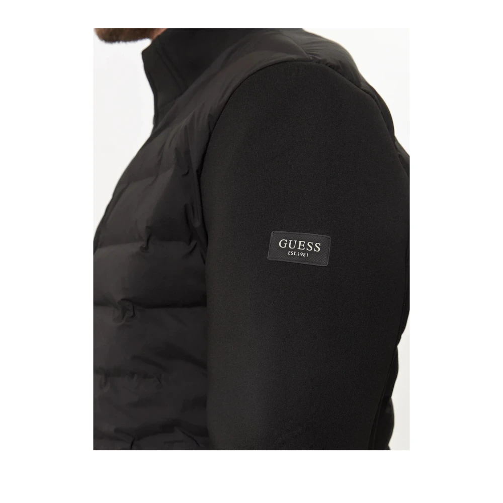 Guess Regular Fit Gewatteerde Jas Black Heren
