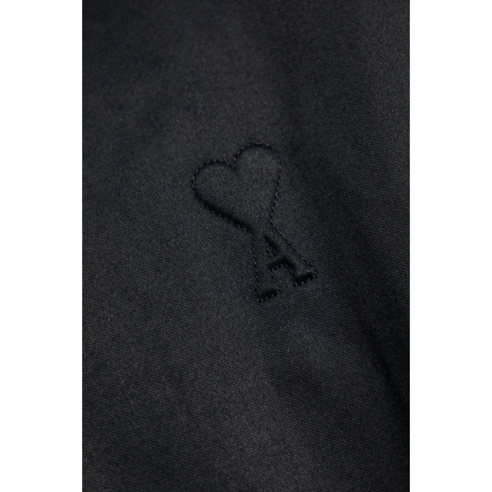 Ami Paris Collared Jacket Blue Heren