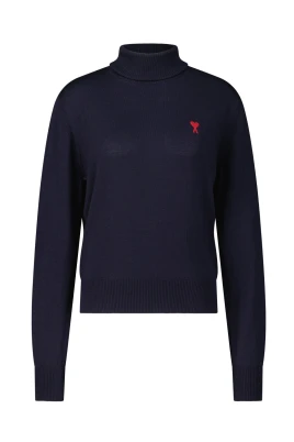 Ull Turtleneck tröja för hösten
