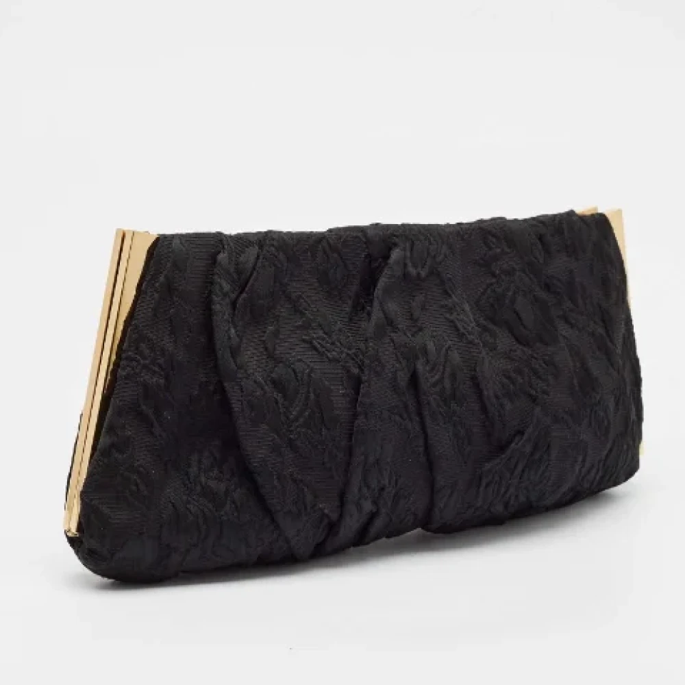 Dolce & Gabbana Pre-owned Fabric clutches Black Dames