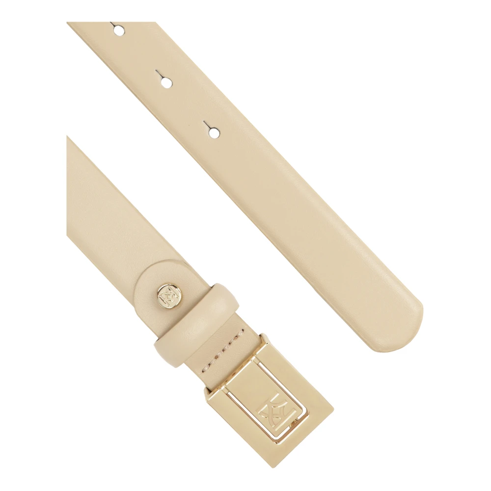 Kazar Smalle riem met elegant gesp Beige Dames