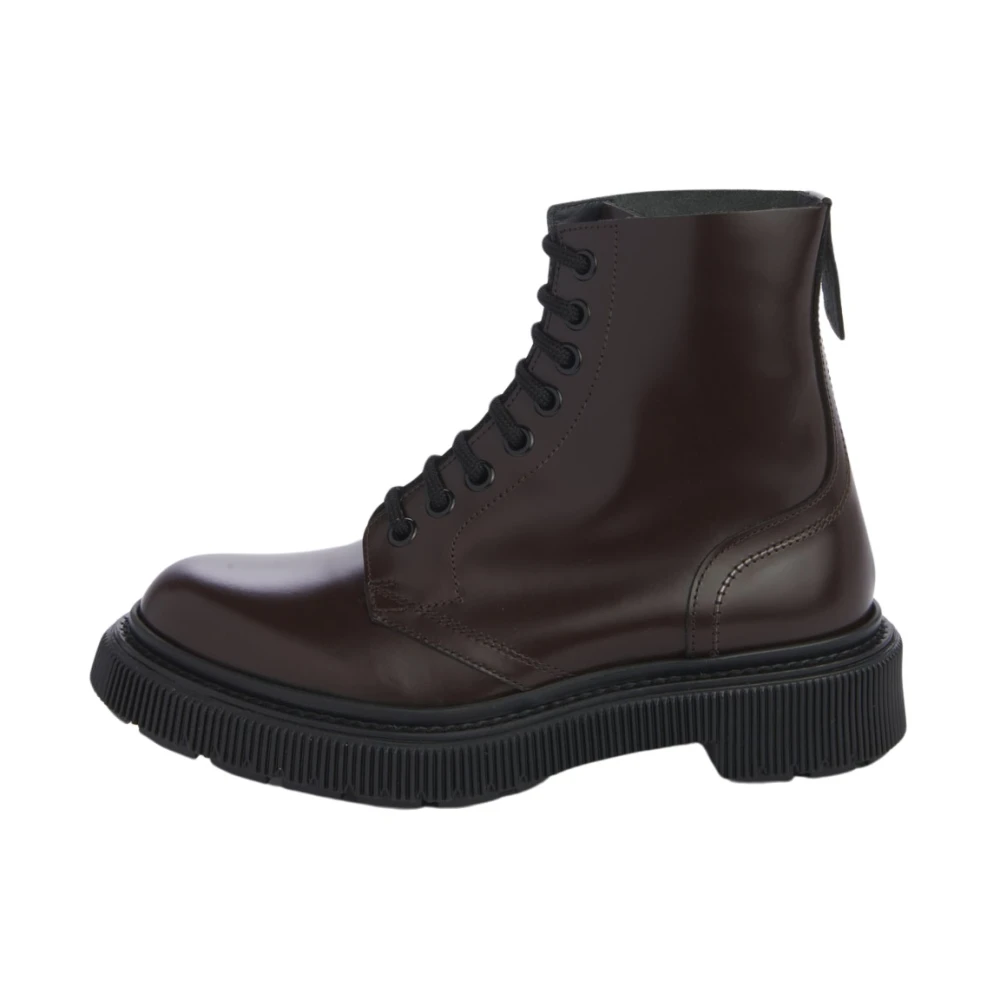 Adieu Paris Bruine Leren Veterschoenen Brown Dames