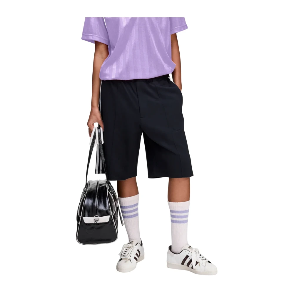 Adidas Blue Twill Short - Female - Training Shorts - L - Sport