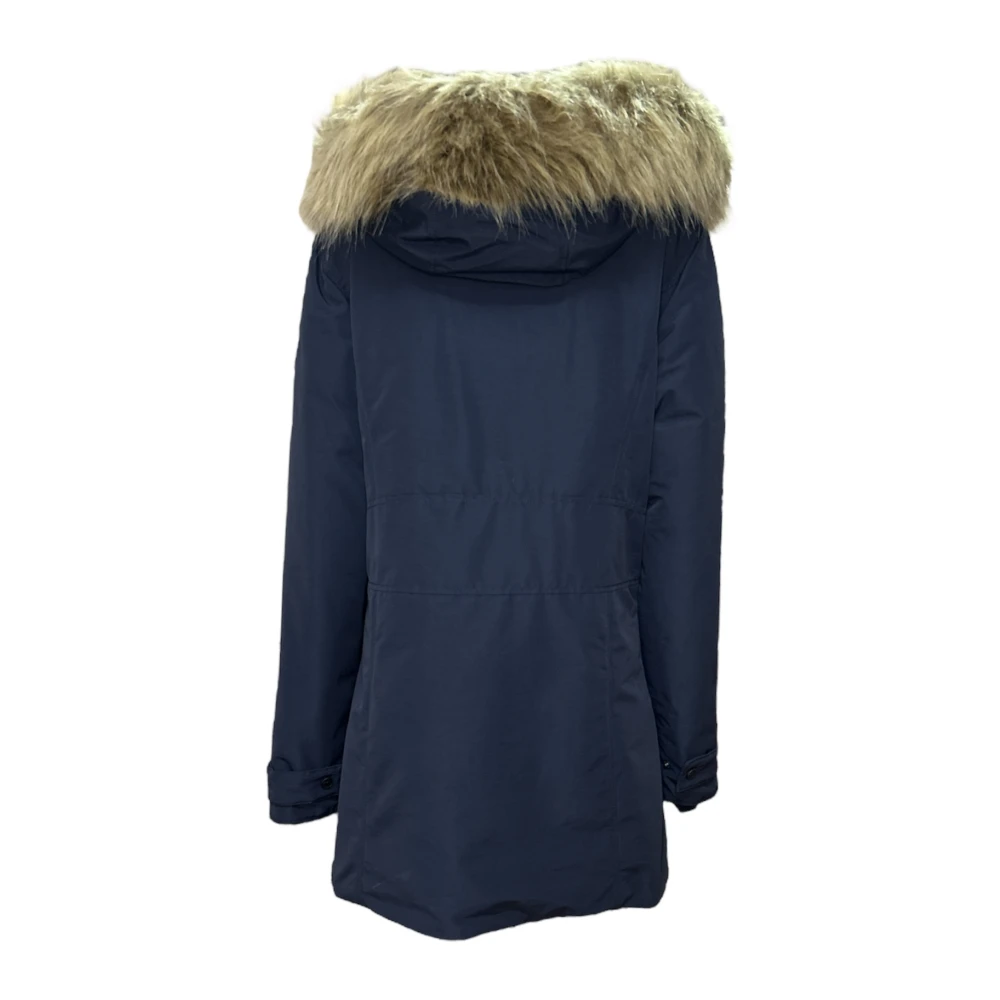 Ciesse Piumini Urban Parka Jas met Bont Capuchon Blue Heren