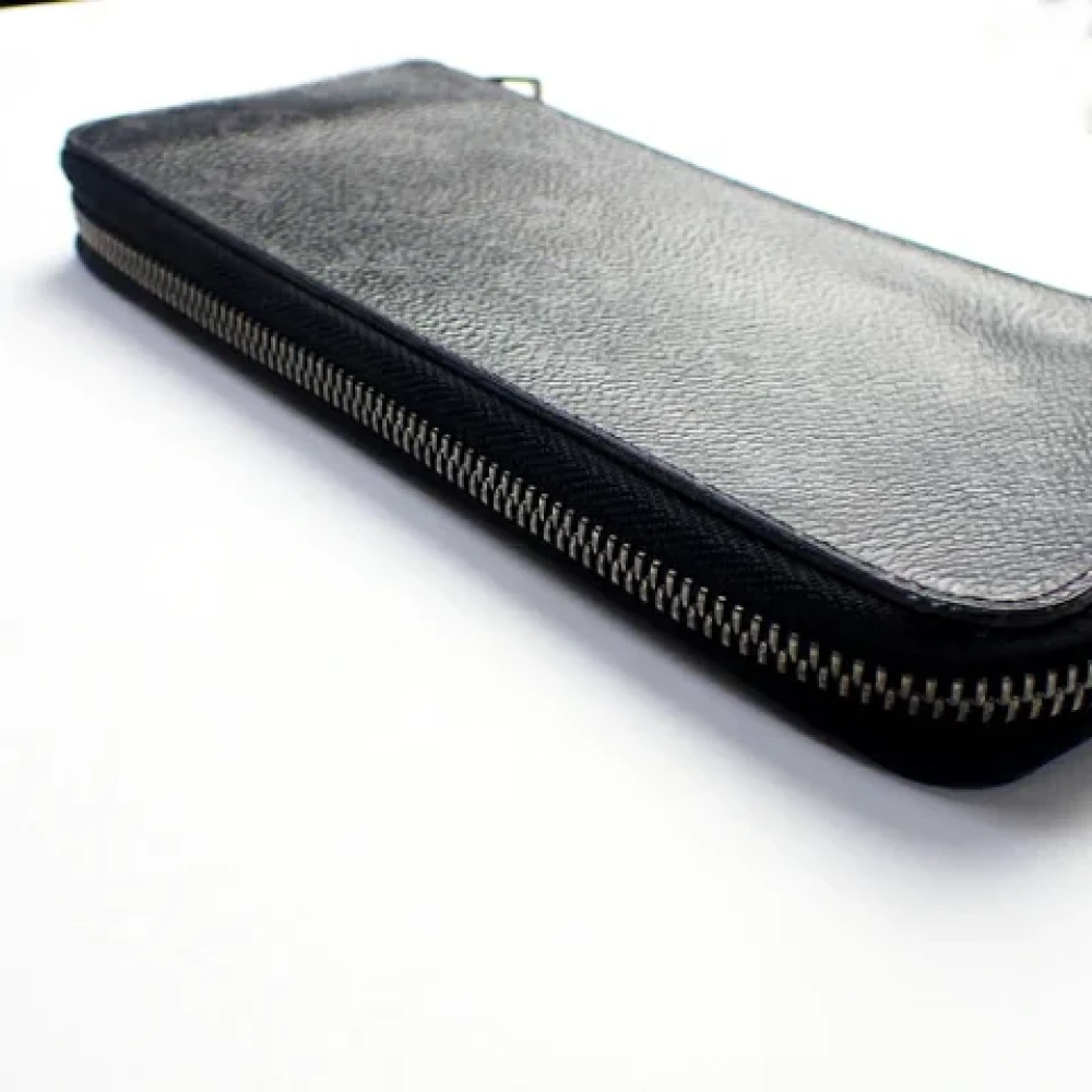 Louis Vuitton Vintage Pre-owned Fabric wallets Black Heren