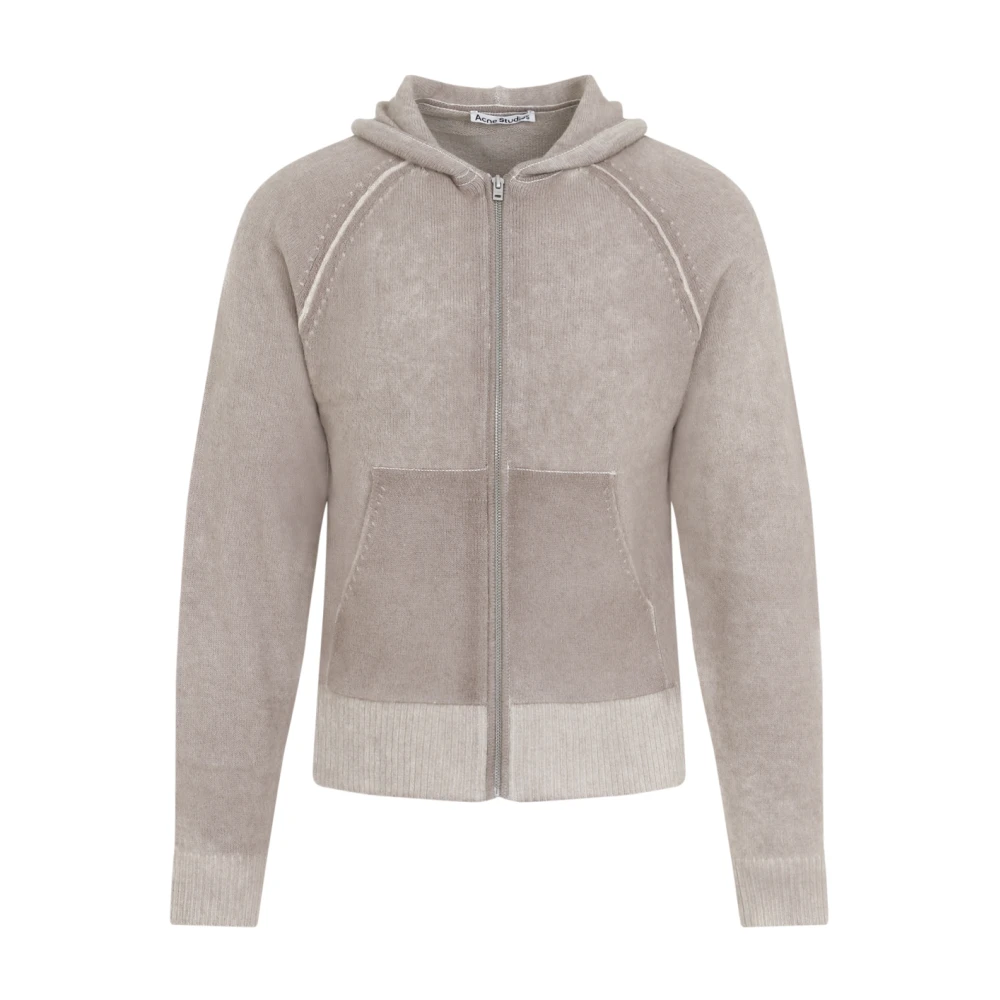 Acne Studios Neutrale Sweatshirt Collectie Aw24 Beige