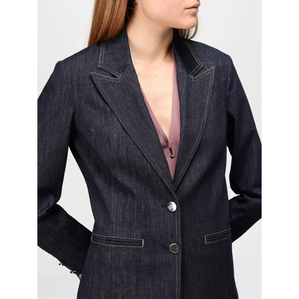 Liu Jo Denim jack met moderne stijl Blue Dames